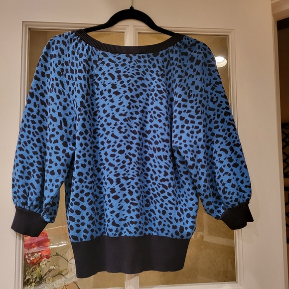 Ann Taylor - Animal Print Sweater - Picture 2 of 9